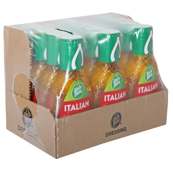 Wish-Bone Wishbone Italian Salad Dressing 8 fl. oz., PK12 - 4132100613