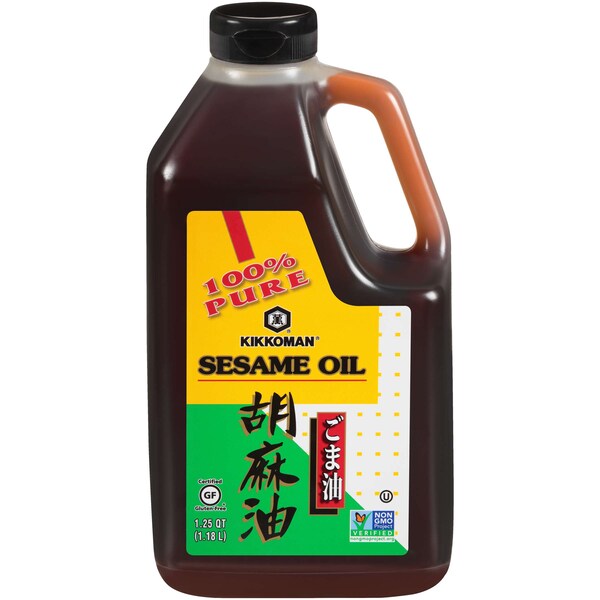 Kikkoman Kikkoman Non GMO Sesame Oil 40 oz., PK4 - 01702