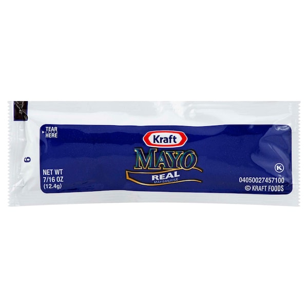Kraft Kraft Squeeze Mayonnaise 12.4g Packet, PK200 - 00021000664856