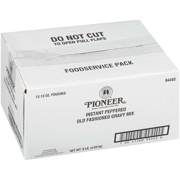 Pioneer Pioneer Instant Peppered Old Fashioned Gravy Mix 12 oz., PK12 - 94445