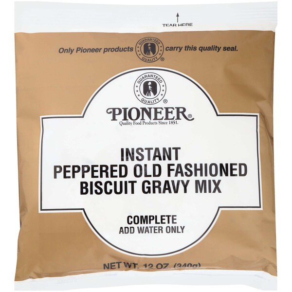 Pioneer Pioneer Instant Peppered Old Fashioned Gravy Mix 12 oz., PK12 - 94445