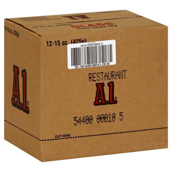 A.1. Sauce Steak Restaurant Foodservice Only Label 15 oz., PK12 - 10054400000105