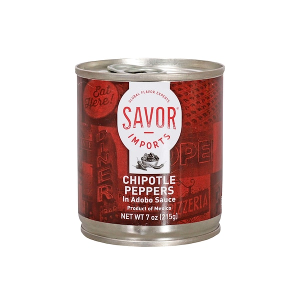 Savor Imports Savor Imports Chipotle Peppers In Adobo Sauce 7 oz., PK24 - 547765