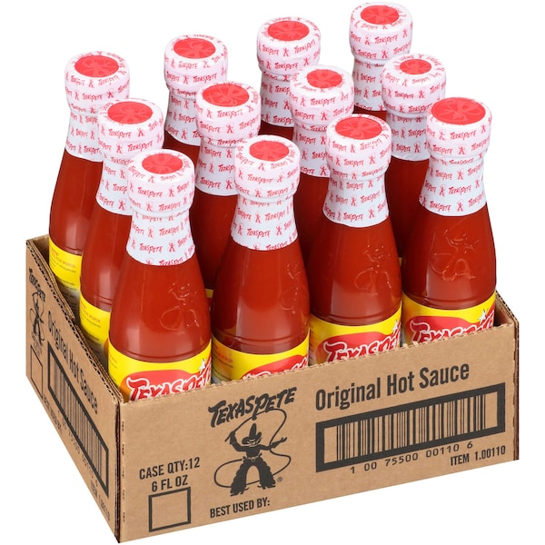 Texas Pete Texas Pete Hot Sauce 6 oz. Bottles, PK12 - 1.00110