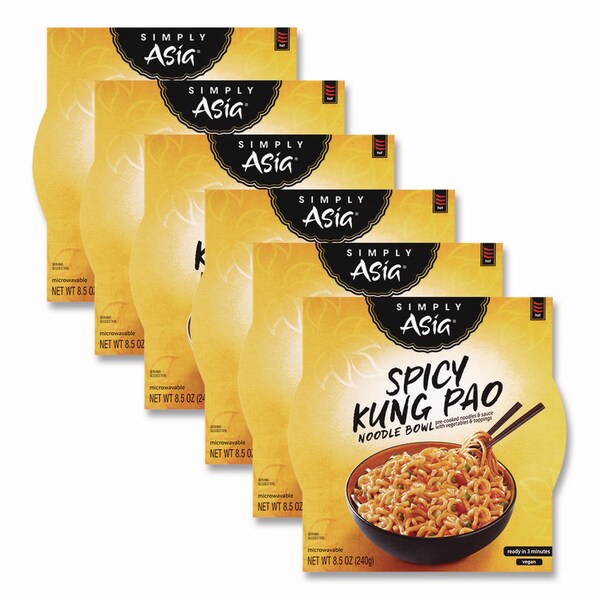 Mccormick Simply Asia Spicy Kung Pao Noodle Bowl, 8.5 oz, 6PK - THA000831