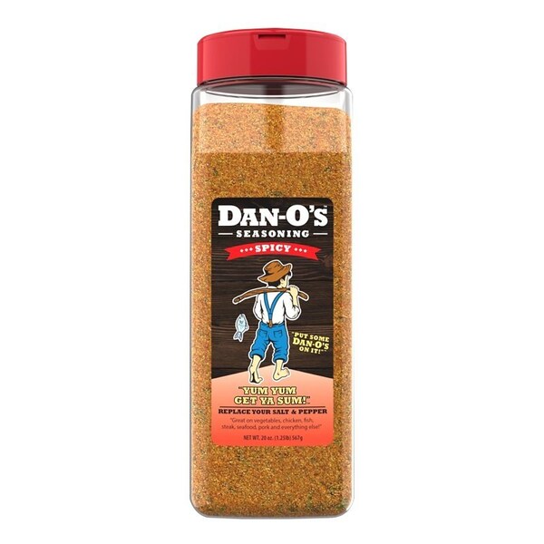 Dan-Os Seasoning Seasoning, Spicy, 20 oz Bottle - DS20-1PK