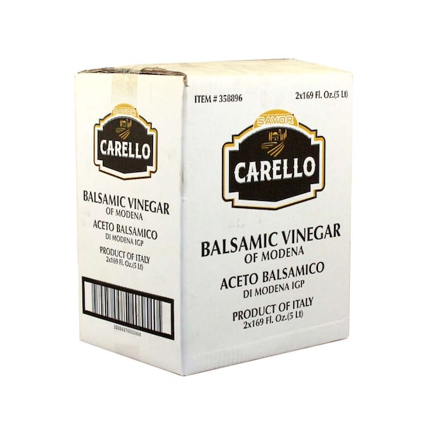Savor Imports-Carello Savor Imports Balsamic Vinegar 20 Percent Must 5 Liters, PK2 - 358896