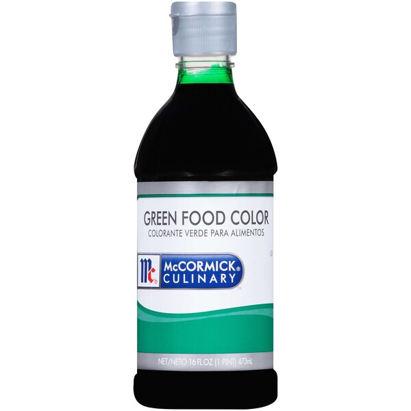 Mccormick McCormick Culinary Green Food Color 1 Pint Bottle, PK6 - 930647