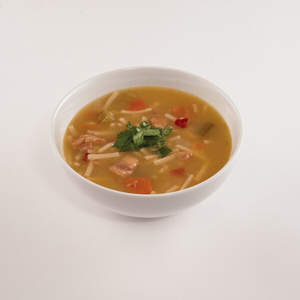 Campbells Ready To Serve Red & White Low Sodium Chicken Noodle Soup 50 oz., PK12 - 000001715