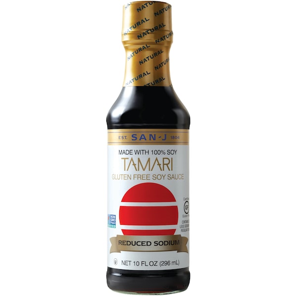 San-J International San-J Tamari Reduced Sodium 10 oz., PK6 - 075810023204