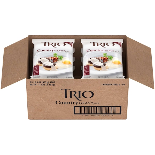 Trio Trio Country Gravy Mix 21.975 oz. Packet, PK8 - 10050000384225