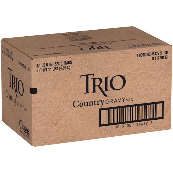 Trio Trio Country Gravy Mix 21.975 oz. Packet, PK8 - 10050000384225