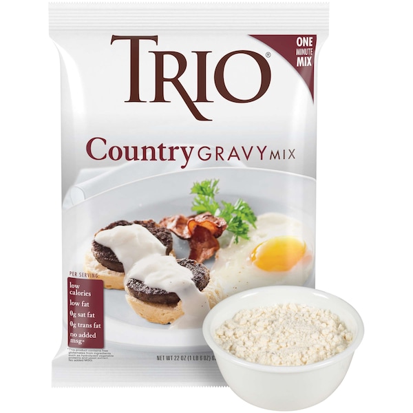 Trio Trio Country Gravy Mix 21.975 oz. Packet, PK8 - 10050000384225