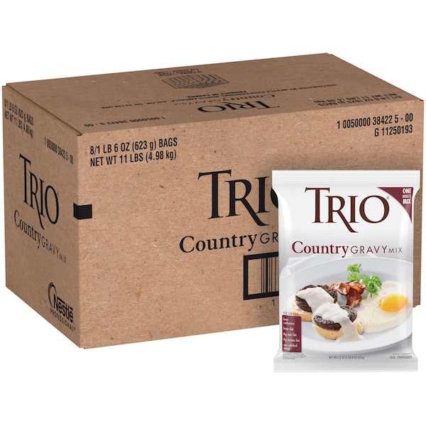 Trio Trio Country Gravy Mix 21.975 oz. Packet, PK8 - 10050000384225