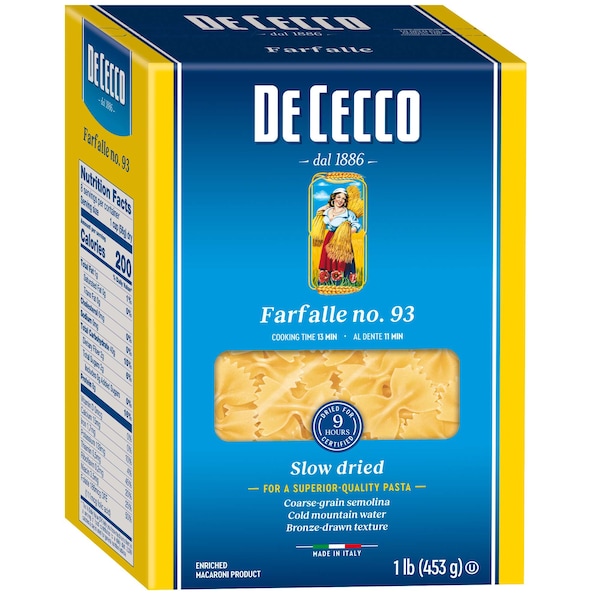 De Cecco De Cecco No. 93 Farfalle 1lbs Box, PK12 - VSS0093