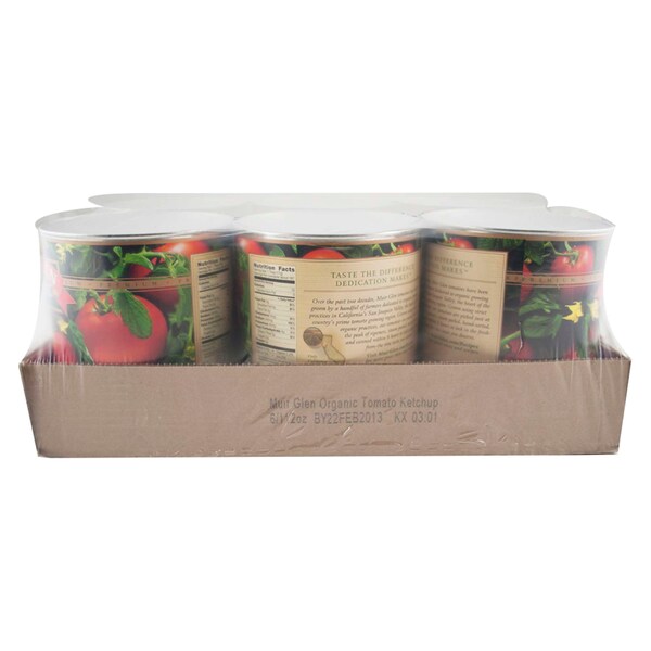 Muir Glen Muir Glen Organic Tomato Ketchup 112 oz. Bottle, PK6 - 725342-29294