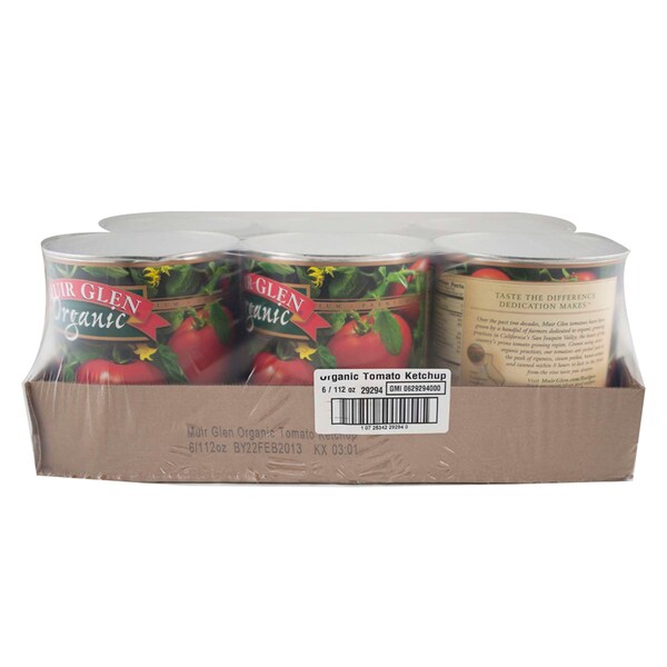 Muir Glen Muir Glen Organic Tomato Ketchup 112 oz. Bottle, PK6 - 725342-29294