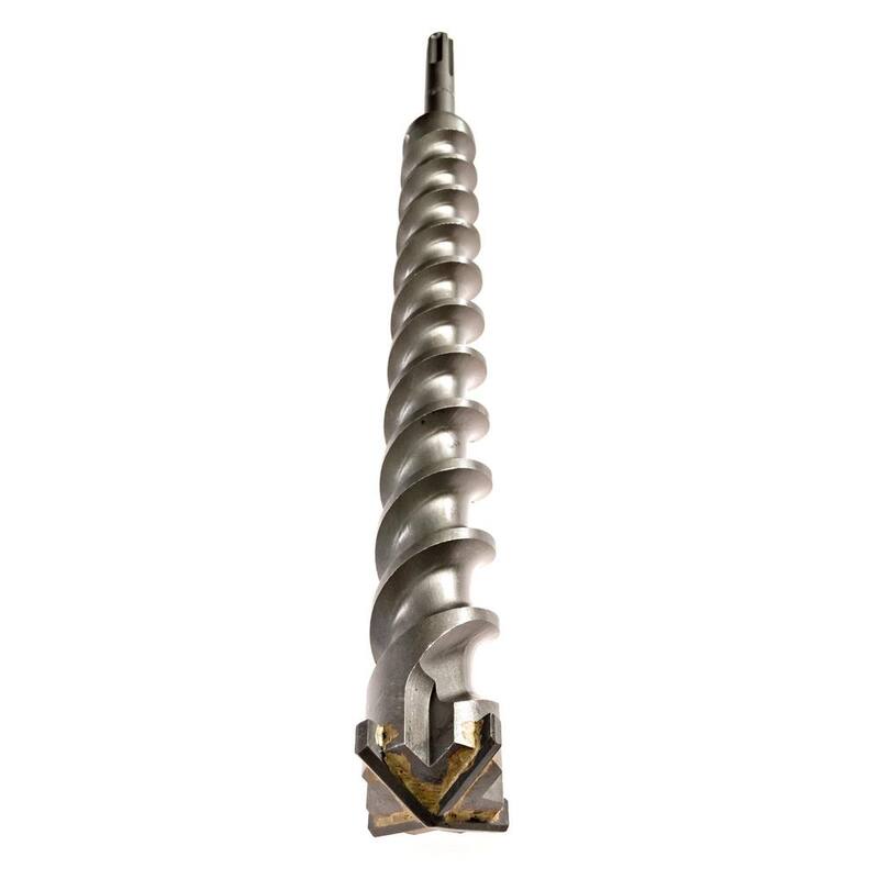 Broca de mampostería con punta de carburo SDS Max de 2 pulgadas x 24 pulgadas - 2KCTMBSM
