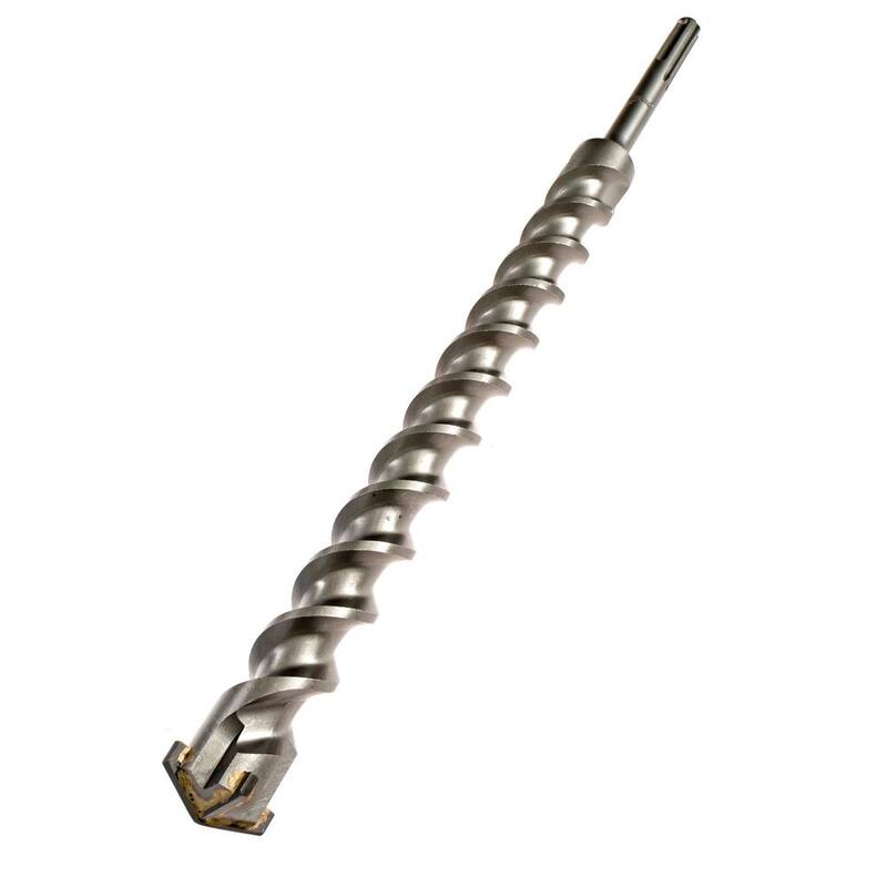Broca de mampostería con punta de carburo SDS Max de 2 pulgadas x 24 pulgadas - 2KCTMBSM