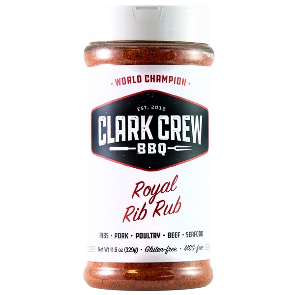 Clark Crew Bbq Clark Crew BBQ Royal Rib BBQ Rub 11.6 oz - CL00312