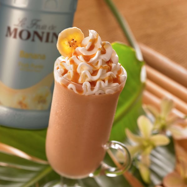 Monin Monin Banana Puree 1 Liter Bottle, PK4 - M-RP046F
