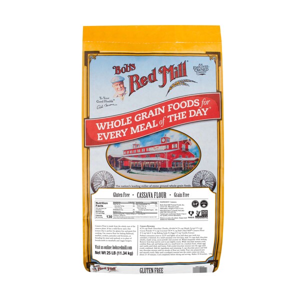 Bobs Red Mill Natural Foods Bob's Red Mill Gluten Free Cassava Flour 25lbs - 1953B25