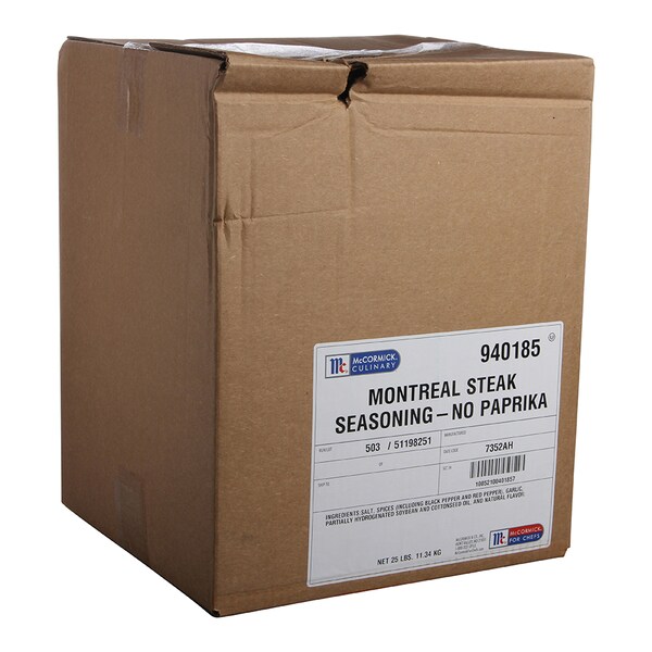 Mccormick McCormick Montreal Steak No Paprika 25lbs - 940185