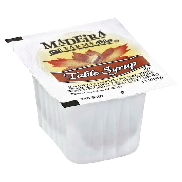 Madeira Farms Madeira Farms Table Syrup Cup 1.5 oz., PK100 - 00716037139605