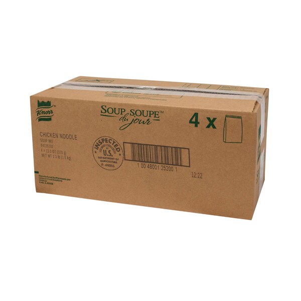 Knorr Knorr Soup Du Jour Chicken Noodle Mix 13.3 oz., PK4 - 84125200