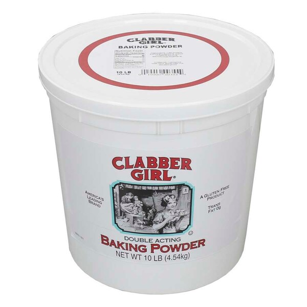 Clabber Girl Clabber Girl Double Acting Baking Powder 10lbs, PK4 - 00355