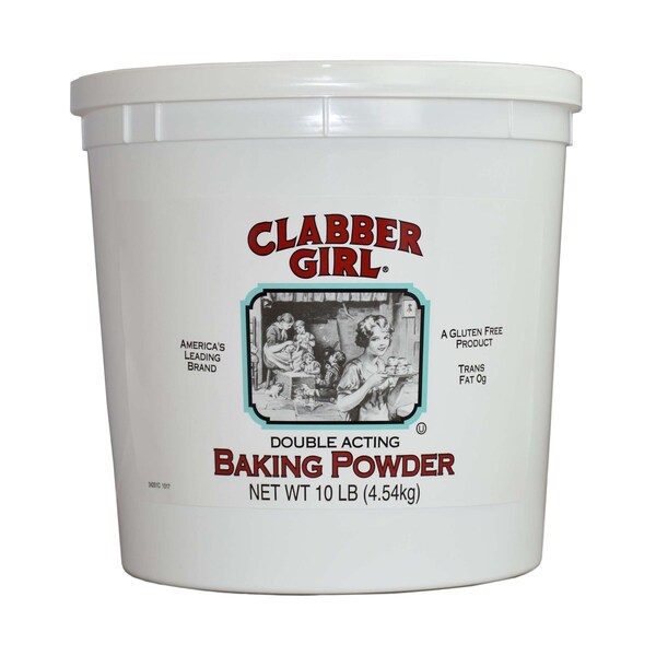 Clabber Girl Clabber Girl Double Acting Baking Powder 10lbs, PK4 - 00355