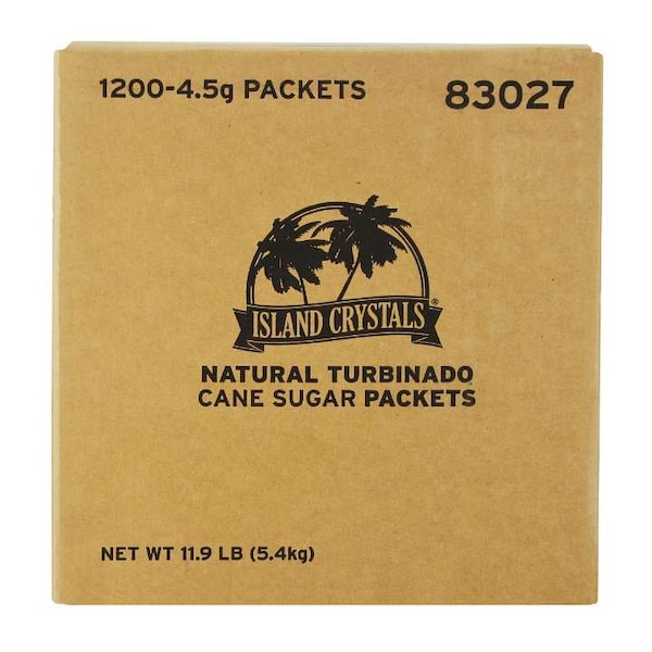 Maui Turbinado Sugar 4.5g, PK1200 - 83027