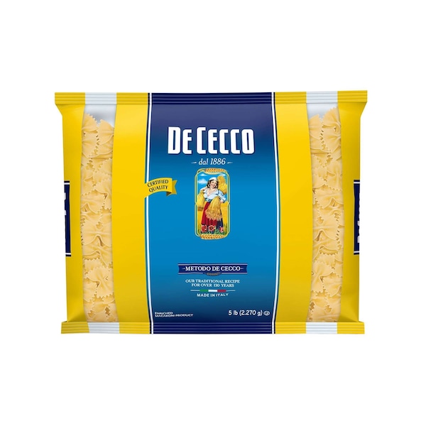 De Cecco De Cecco No 93 Farfalle 5lbs Bag, PK4 - VSA9093