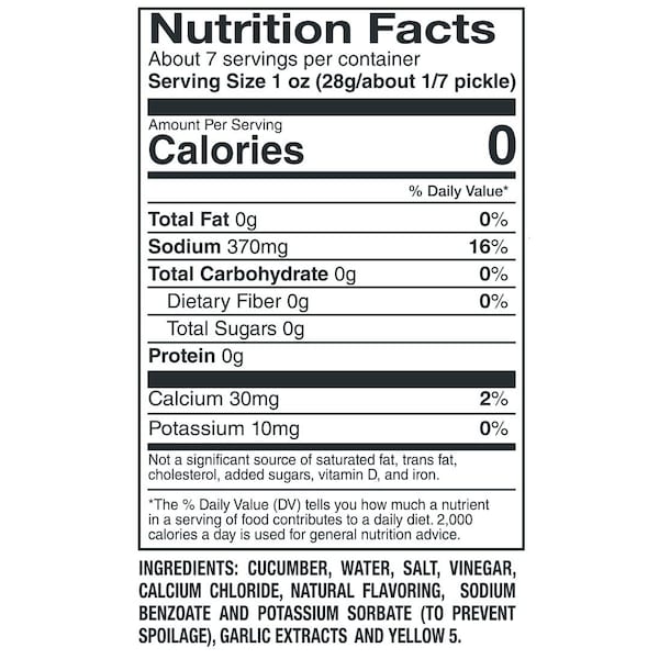 Van Holtens Van Holten's Garlic Joe Pickle Individually Packed In A Pouch, PK12 - 1012GG