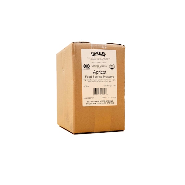 Crofters Organic Jelly Apricot Foodservice 15.4lbs - 067275007196