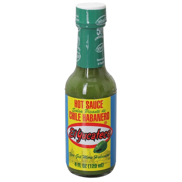 El Yucateco Green Haberno Hot Sauce 4 fl. oz., PK12 - 10816493010023
