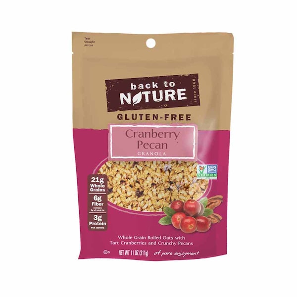 Back To Nature Back To Nature Gluten Free Cranberry Pecan Granola 11 oz. Box, PK6 - 87011014