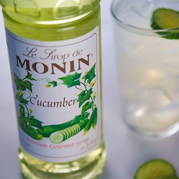 Monin Momin Premium Cucumber Syrup 1 Liter, PK4 - M-FR095F