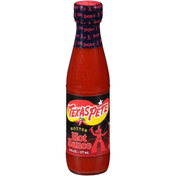 Texas Pete Texas Pete Hotter Hot Sauce 6 oz. Bottles, PK12 - 1.20001