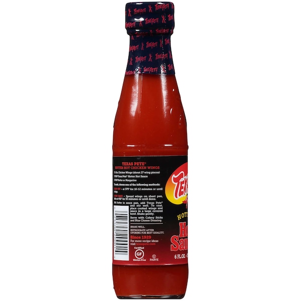 Texas Pete Texas Pete Hotter Hot Sauce 6 oz. Bottles, PK12 - 1.20001
