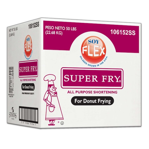 Super Fry Super Fry Soy Flex All Purpose Donut Frying Shortening 50lbs - 106152 SS