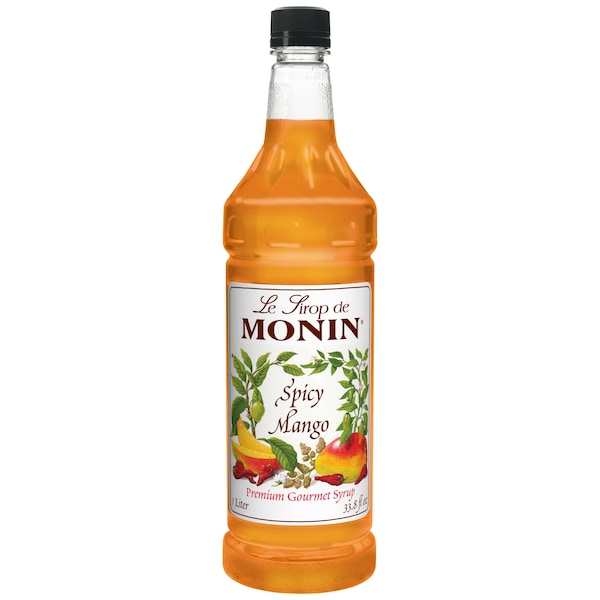 Monin Monin Spicy Mango Syrup 1 Liter Bottle, PK4 - M-FR122F
