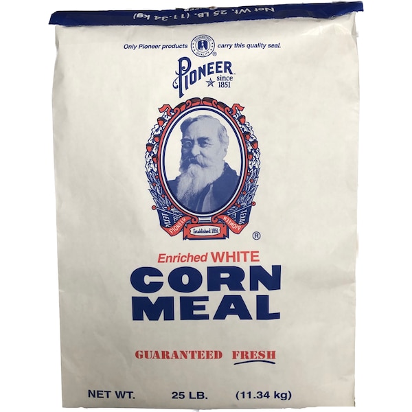 Pioneer Pioneer Enriched White Corn Meal 25lbs - 40126