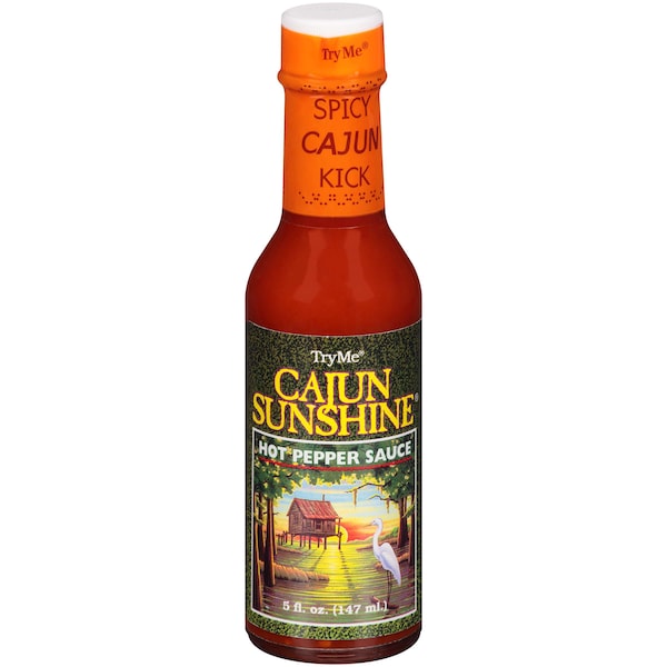 Try Me Gourmet 5 oz. Bottle Try Me Cajun Sunshine Sauce, PK6 - 75076-16016