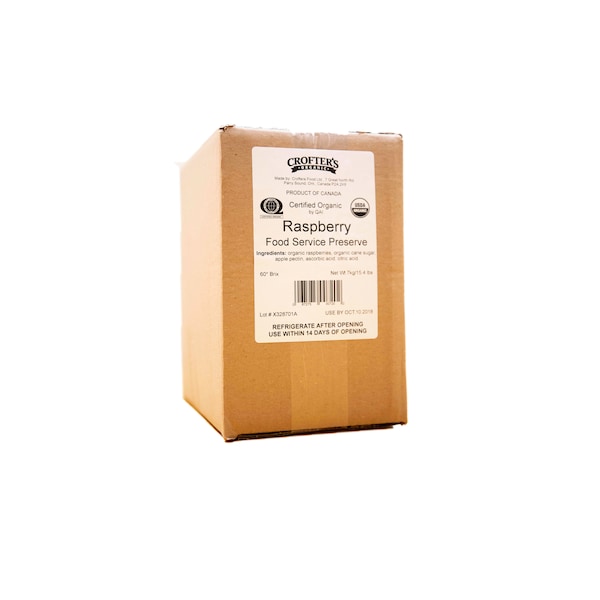Crofters Organic Jelly Raspberry Foodservice 15.4lbs - 067275007202