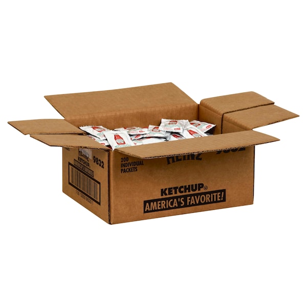 Heinz Heinz Single Serve Ketchup 9g Packet, PK200 - 10013000983201