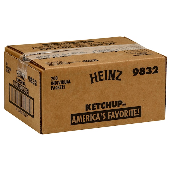 Heinz Heinz Single Serve Ketchup 9g Packet, PK200 - 10013000983201