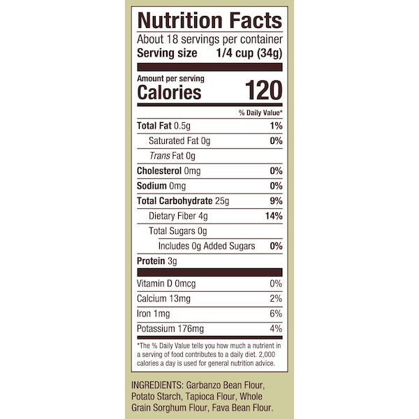 Bobs Red Mill Natural Foods Bob's Red Mill Gluten Free All Purpose Baking Flour 22 oz. Bag, PK4 - 1600S224