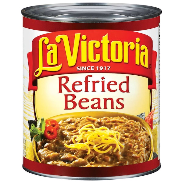 La Victoria 112 oz. LV Refried Beans No 10, PK6 - 07814