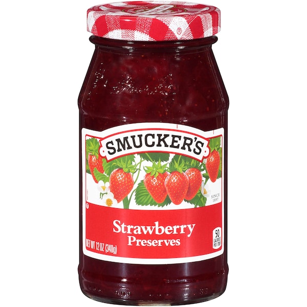 Smuckers Smucker's Strawberry Preserves 12 oz. Jar, PK12 - 5150000095